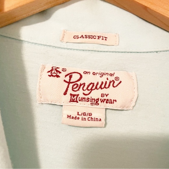 An‎ Original Penguin Chest Stripe Polo Classic Fit Size Large - Picture 5 of 5